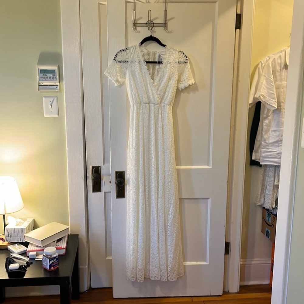 Wedding Dress - Venice Lace Maxi Dress (XS) from Baltic Born